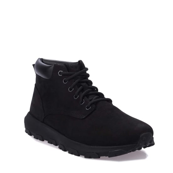 Timberland Heren Winsor Park Leren Mid Cut Lace Up Laarzen (Zwart) - Image 2