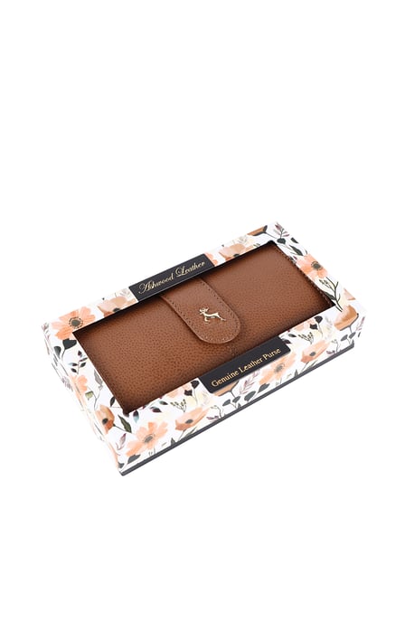 Sherry 14 Card RFID Protected Large Real Leather Purse - Image 3