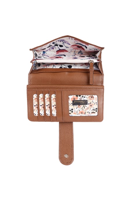 Sherry 14 Card RFID Protected Large Real Leather Purse - Image 5