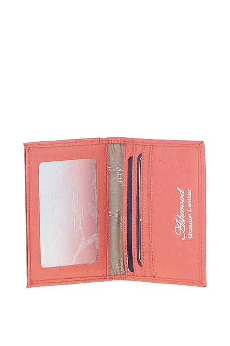 Elegant Real Leather Card Holder & Key Ring Set - Image 3