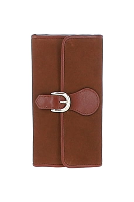 10 Card Suede Leather Purse - Image 1