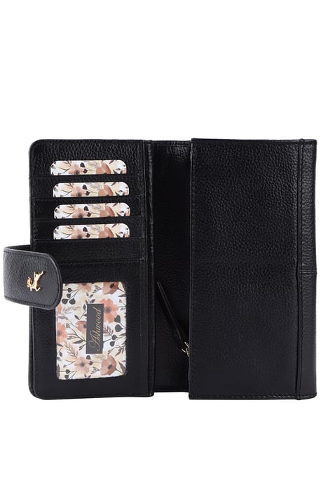 Sherry 14 Card RFID Protected Large Real Leather Purse - Image 4