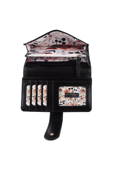 Sherry 14 Card RFID Protected Large Real Leather Purse - Image 5