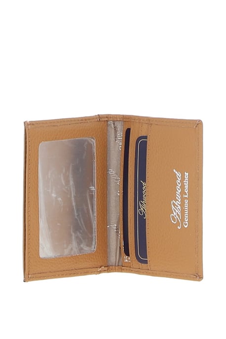 Elegant Real Leather Card Holder & Key Ring Set - Image 3
