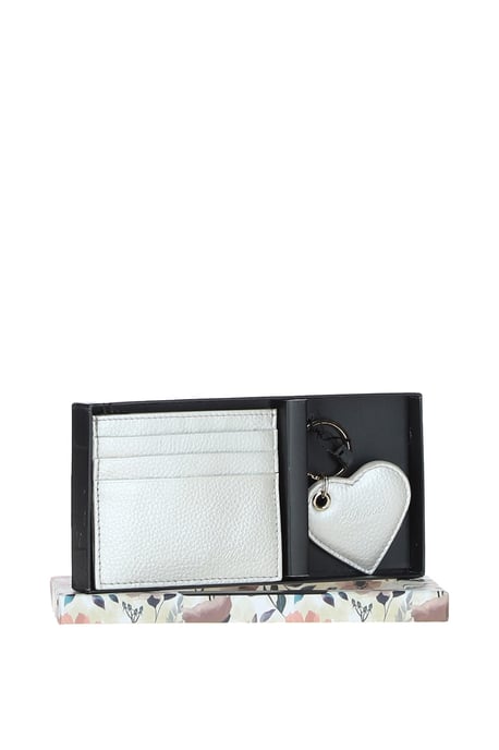 Real Leather Card Holder & Key Ring Gift Set - Image 1
