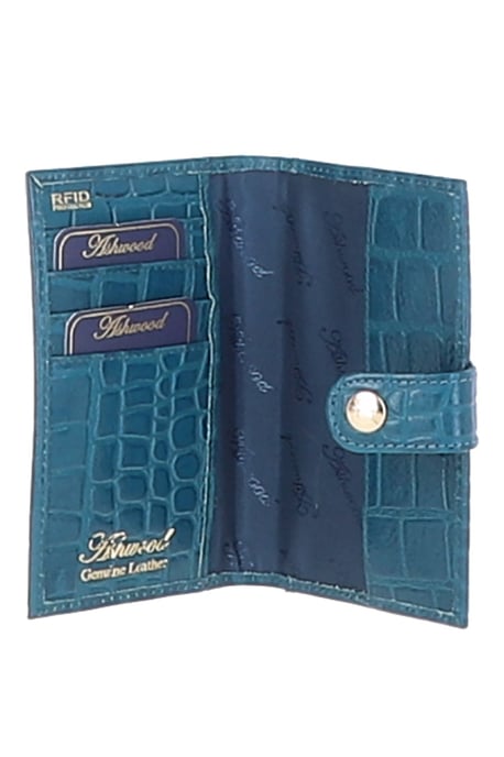 'Wise Tour' Croc Print Real Leather Gift Travel Set - Image 4