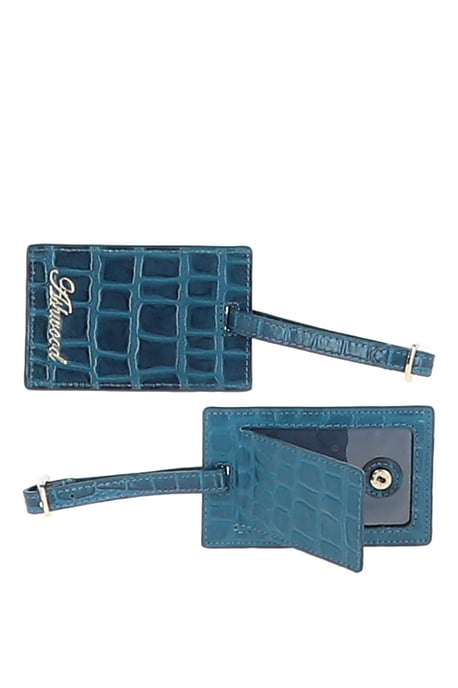 'Wise Tour' Croc Print Real Leather Gift Travel Set - Image 5