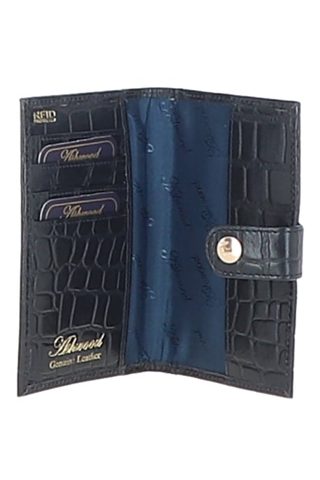 'Wise Tour' Croc Print Real Leather Gift Travel Set - Image 4