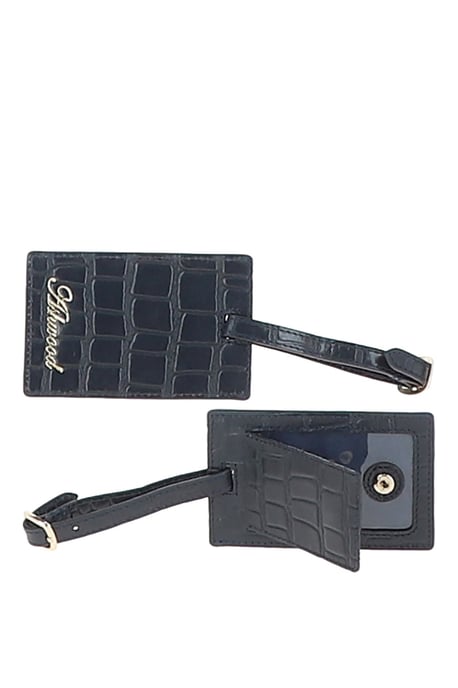 'Wise Tour' Croc Print Real Leather Gift Travel Set - Image 5