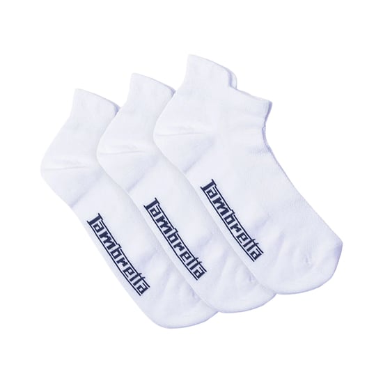 Lambretta Mens Trainer Socks (Pack of 3) (White) - Image 1