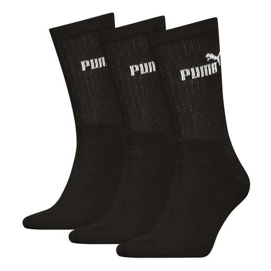 Puma Unisex Volwassen Bemanningsleden Sokken (Pakket van 3) (Zwart) - Image 1