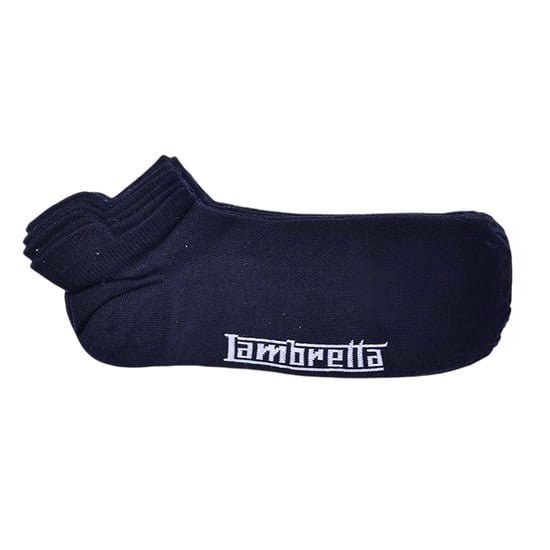 Lambretta Mens Trainer Socks (Pack of 3) (Black) - Image 2