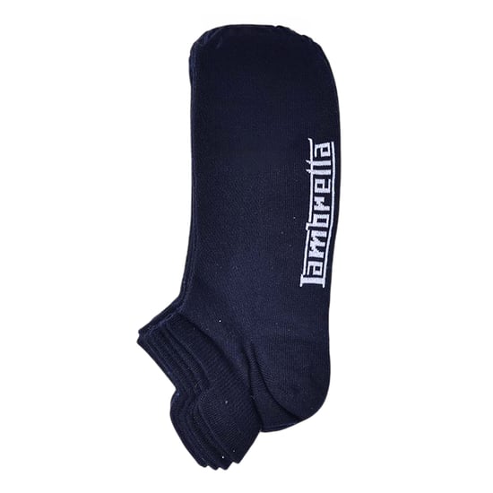 Lambretta Mens Trainer Socks (Pack of 3) (Black) - Image 3