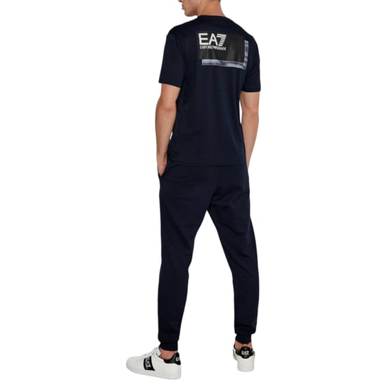 Emporio Armani EA7 Mens T Shirts Regular Fit Casual Summer Pullover Cotton Top - Image 6
