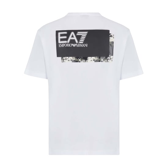 Emporio Armani EA7 Mens T Shirts Regular Fit Casual Summer Pullover Cotton Top - Image 4