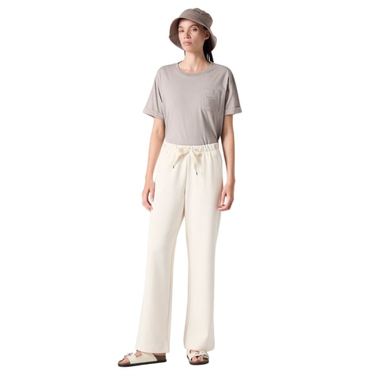 Parajumpers Bia Moonbeam Cream Wide Trousers - Image 4