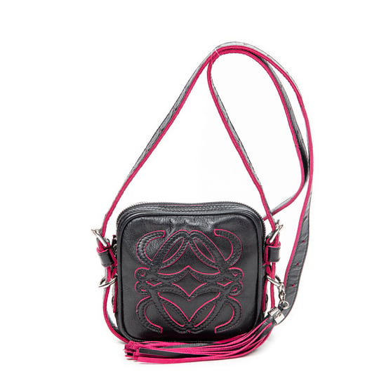 Mini Anagram Tassel Crossbody Shoulder Bag - Image 1