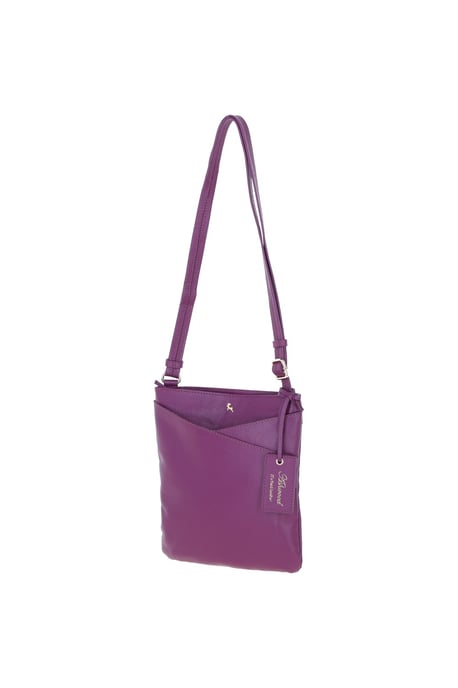 'Curvo' Real Leather Crossbody Bag - Image 2