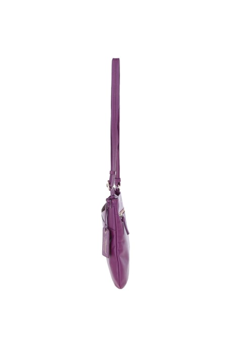 'Curvo' Real Leather Crossbody Bag - Image 3