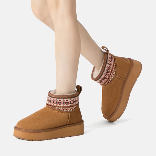 EVER AU Dames geweven enkelboots met plateauzool – Plover - Image 2