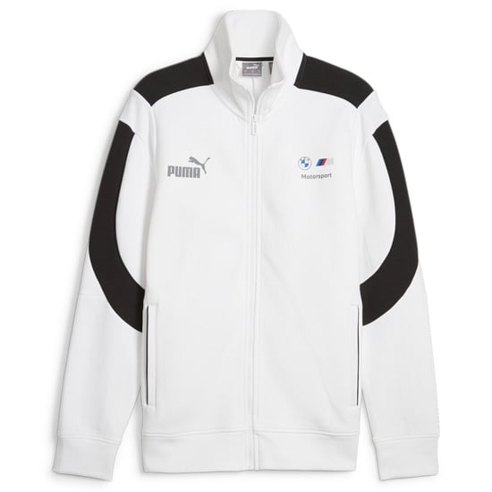 Puma BMW MMS MT7+ Mens White Track Jacket - Image 1