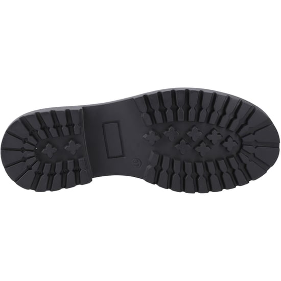 Hush Puppies Aubrey Lace Up Snr Leather Girls's Black Derby Shoes - Image 3