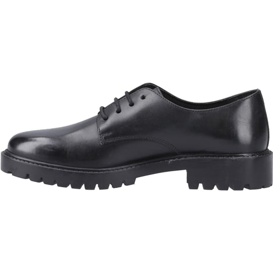 Hush Puppies Aubrey Lace Up Snr Leather Girls's Black Derby Shoes - Image 4