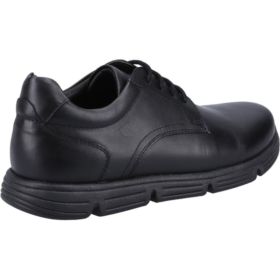 Hush Puppies Adrian JNR Skor I Svart Från Läder Pojk - Image 2