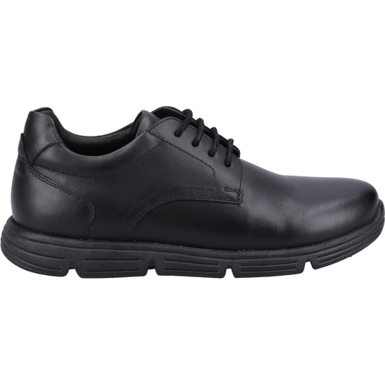 Hush Puppies Adrian JNR Skor I Svart Från Läder Pojk - Image 4