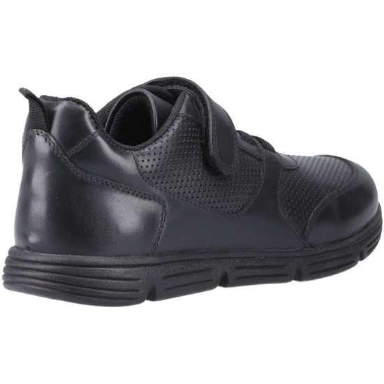 Hush Puppies Alfie Bungee Jnr Skor I Svart Från Läder Pojks - Image 2