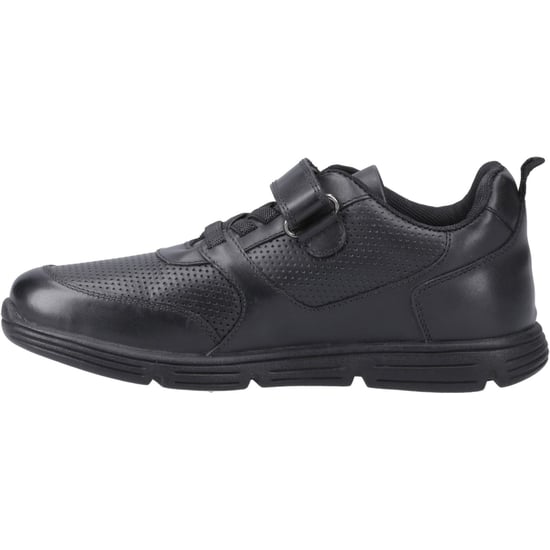 Hush Puppies Alfie Bungee Jnr Skor I Svart Från Läder Pojks - Image 4