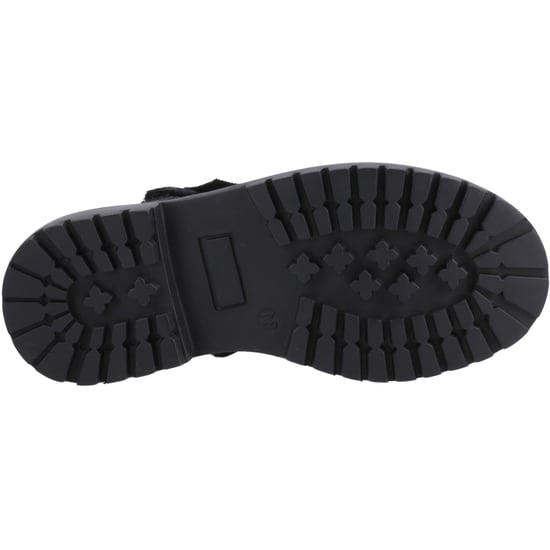 Hush Puppies Astrid Bow Flickors Svarta Skor I Läder - Image 3