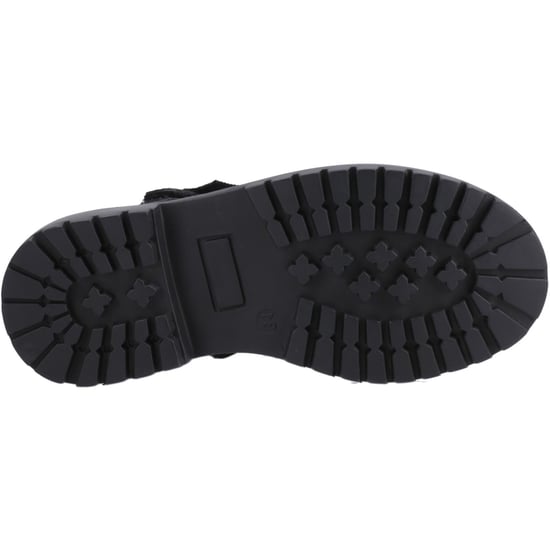Hush Puppies Astrid Bow Flickors Svarta Skor I Läder - Image 3