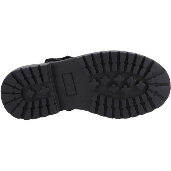 Hush Puppies Astrid Bow Flickors Svarta Skor I Läder - Image 3