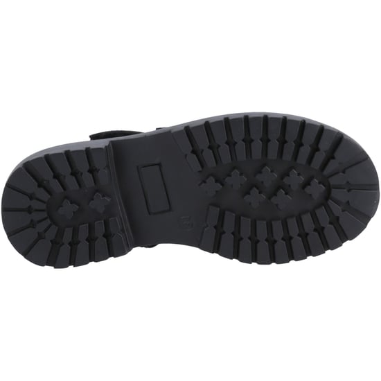 Hush Puppies Astrid Bow Flickors Svarta Skor I Läder - Image 3
