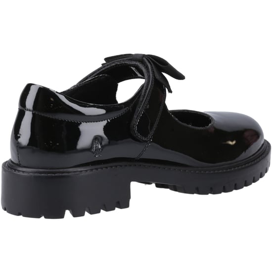 Hush Puppies Astrid Bow Leather Girls's Black Shoes - Image 2