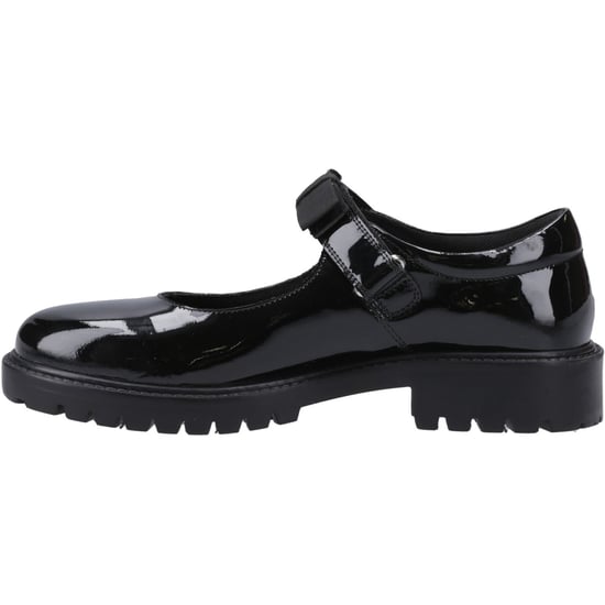 Hush Puppies Astrid Bow Leather Girls's Black Shoes - Image 4