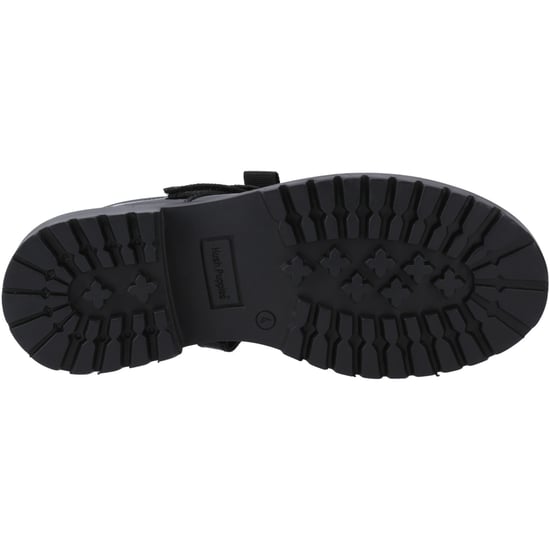 Hush Puppies Astrid Bow Flickors Svarta Skor I Läder - Image 3