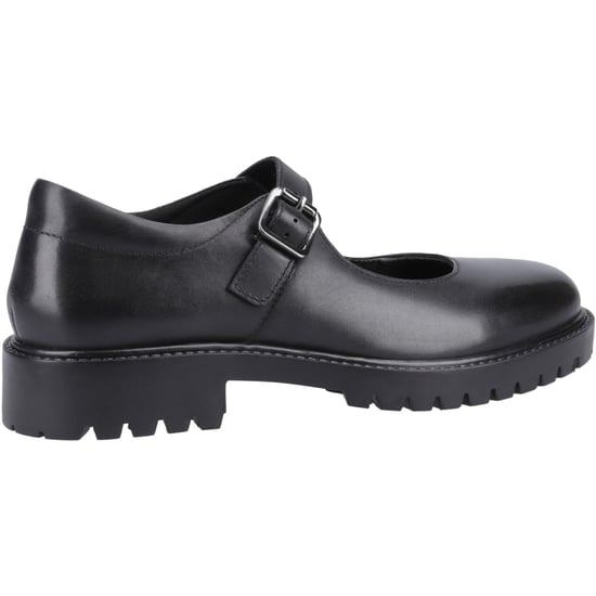 Hush Puppies Aurora Senior Flickors Svarta Skor I Läder - Image 2