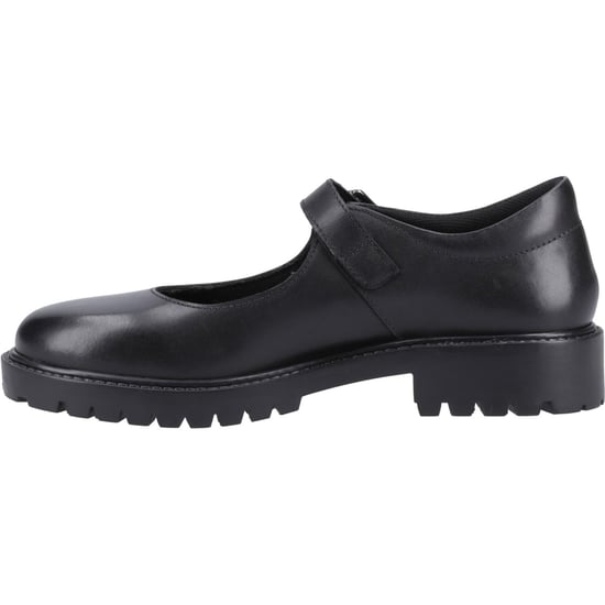 Hush Puppies Aurora Senior Flickors Svarta Skor I Läder - Image 4