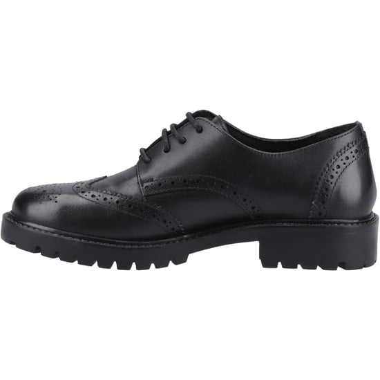 Hush Puppies Athena Junior Leather Girls's Black Brogues - Image 4