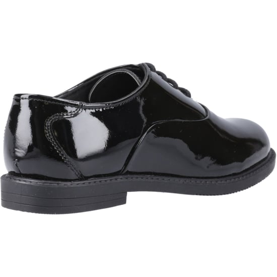 Hush Puppies Nellie Patent Läder Flickors Svarta Oxford Skor - Image 2