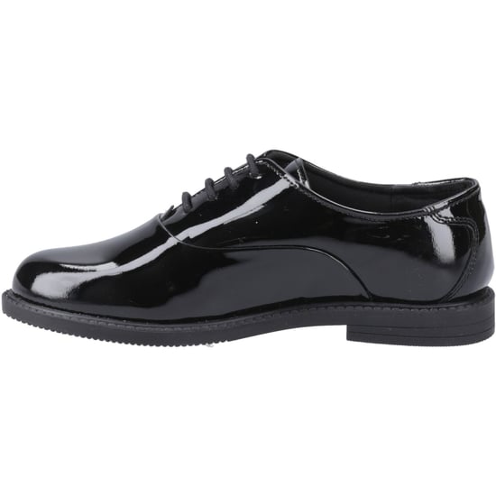 Hush Puppies Nellie Patent Läder Flickors Svarta Oxford Skor - Image 4