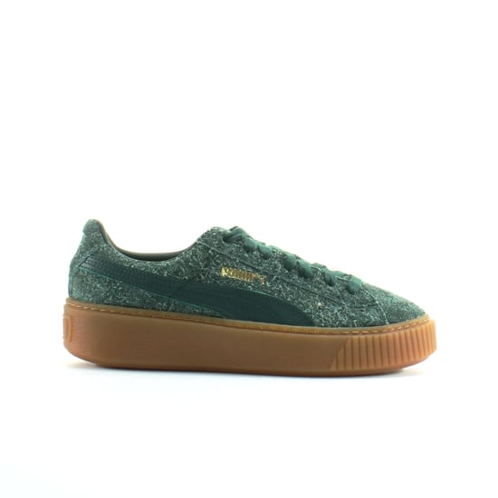 Puma Platform Elemental Womens Green Trainers - Image 1