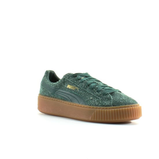 Puma Platform Elemental Womens Green Trainers - Image 2