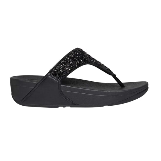 Fit Flop Womens/Ladies Shimmer Foil Sandals (Black) - Image 1