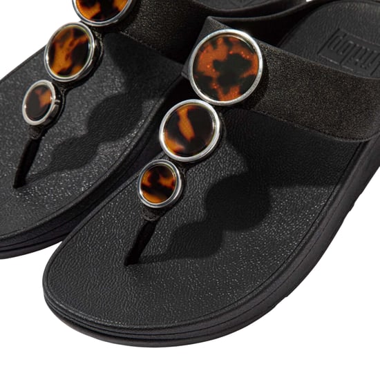 Fit Flop Dames/Dames Halo Shimmer teensandalen (Zwart) - Image 5