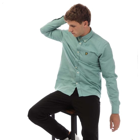 Lyle & Scott Heren Knoop-overhemd Katoen Linnen (Wit) - Image 4