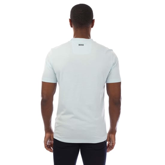 Boss Heren Logo T-shirt met kraag (Blauw) - Image 2