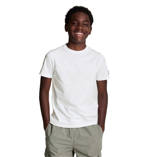 Lyle & Scott Kinderen/Kinderen Grafisch Logo T-shirt (Wit) - Image 5